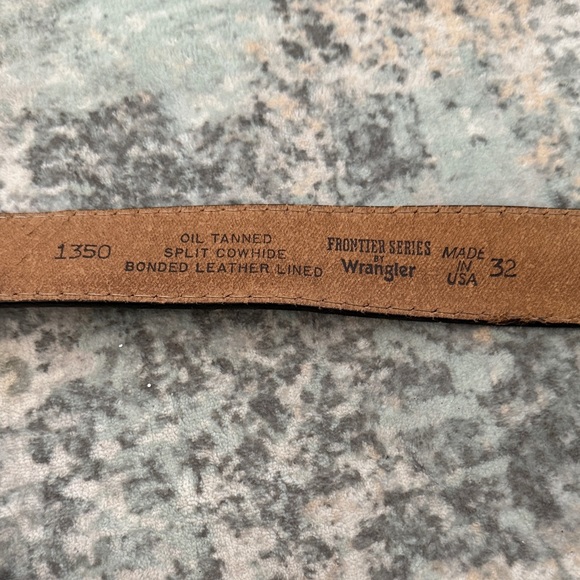 Wrangler Black Belt with Silver and Gold Details - Picture 2 of 4